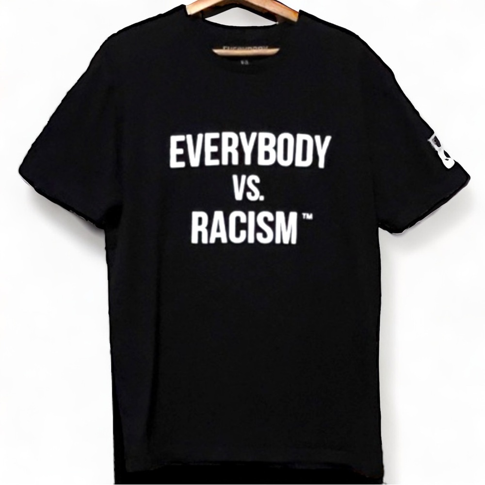 Everybody VS Racism Brushed Cotton Soft Tee T-shirt Size X-Large Unisex